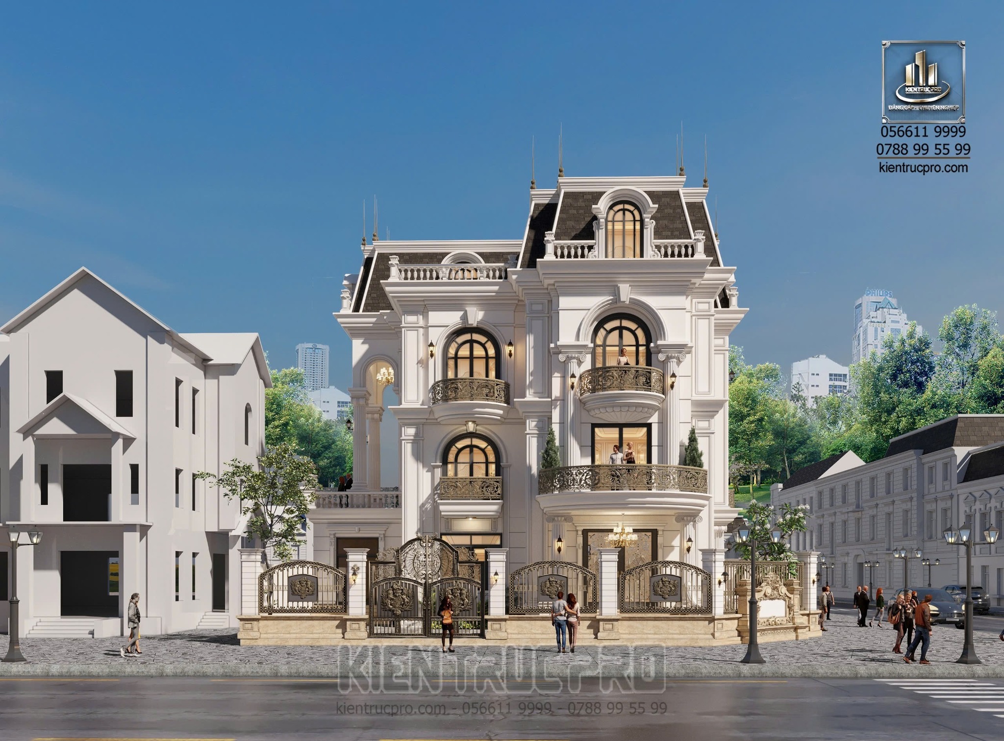 Thiết Kế -Thi công cải tạo biệt thự triệu đô KĐT Phú Lương - Hà Nội