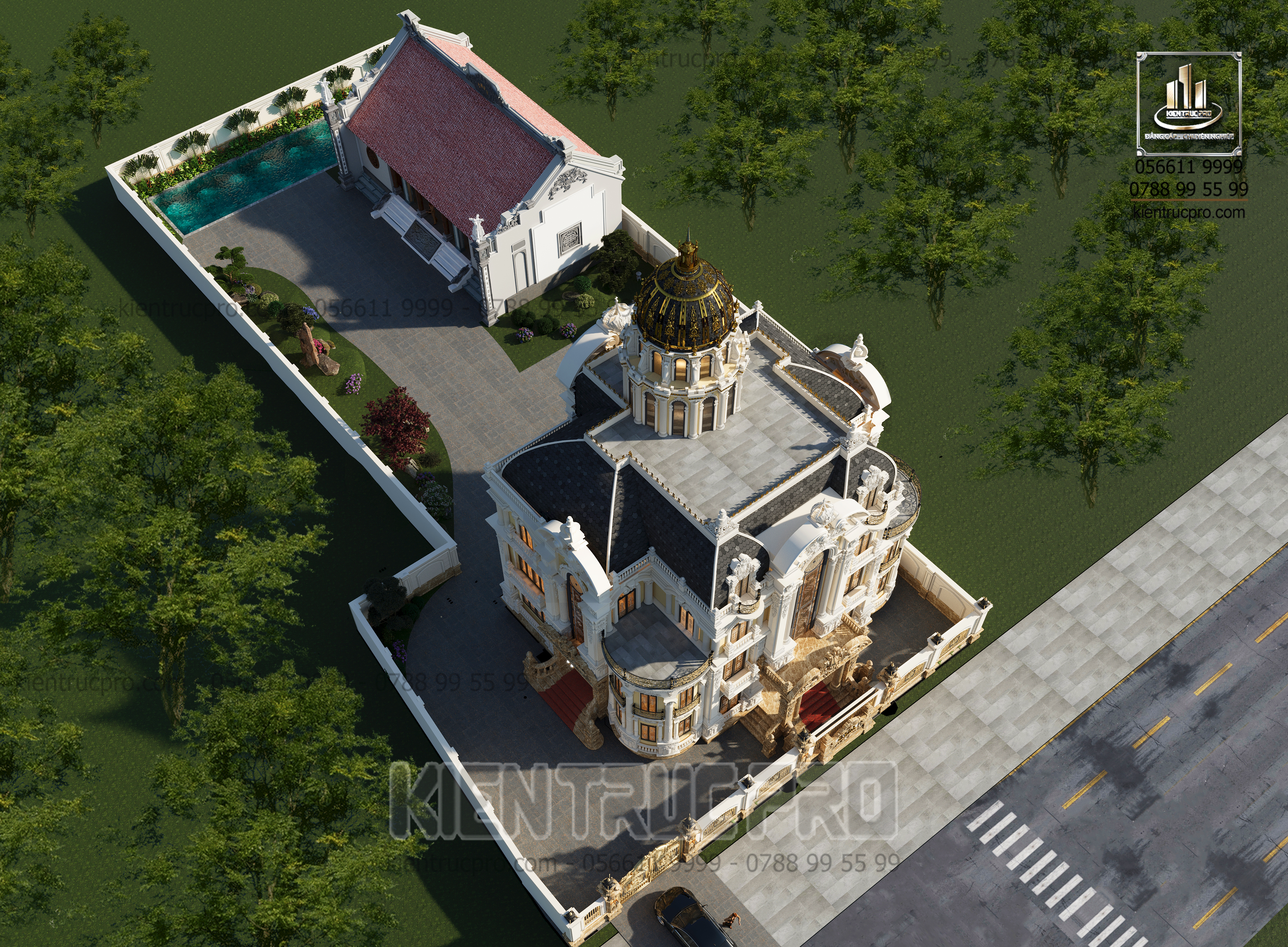 lau-dai-4-tang-dap-sang-trong